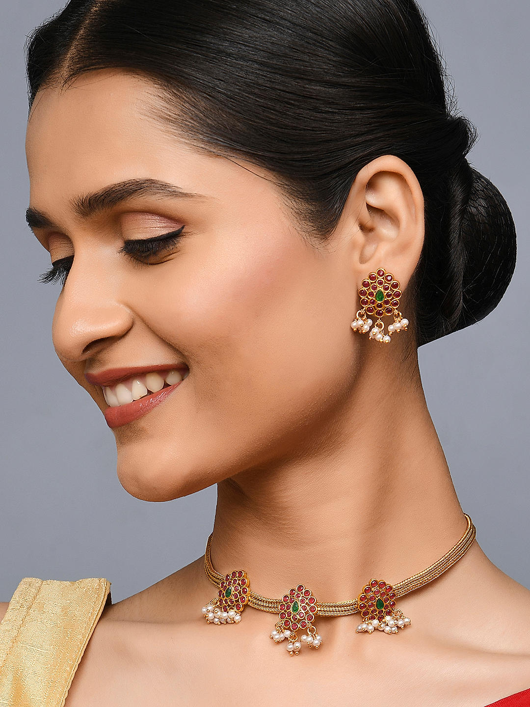 Ethnic necklace online shopping new arrivals
