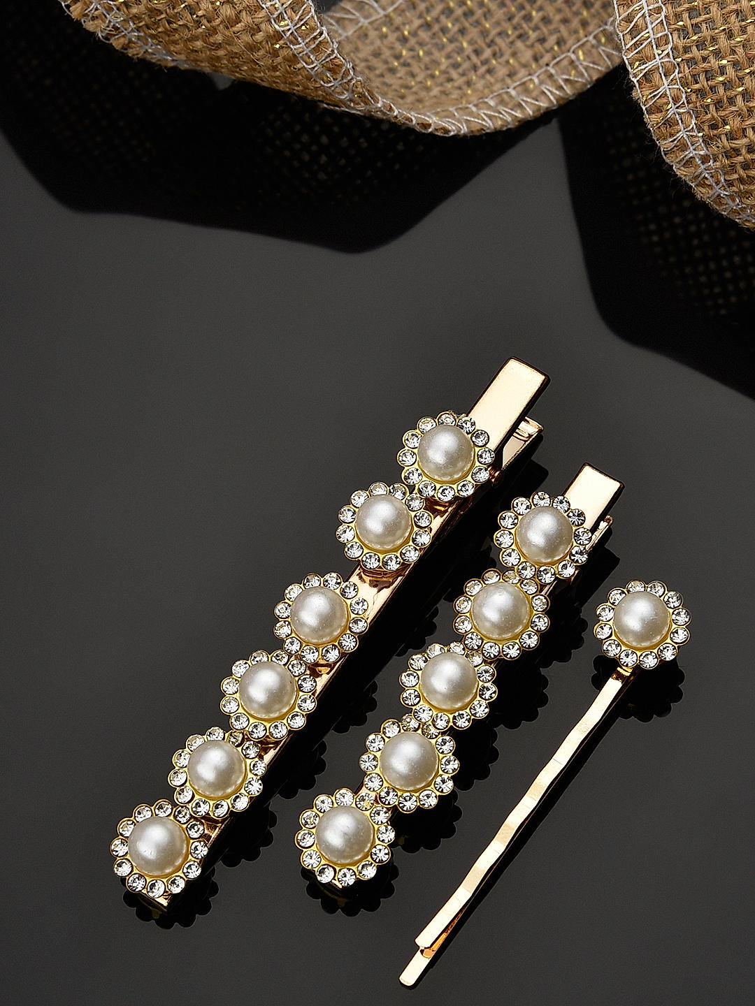 Pearl hair brooch online