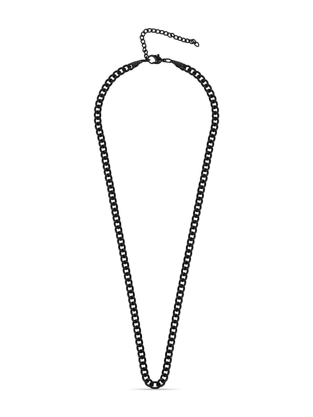 Buy Black Charm Men Necklace Best Price 1350