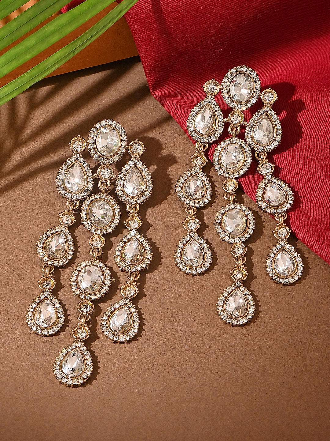 White long earrings new arrivals