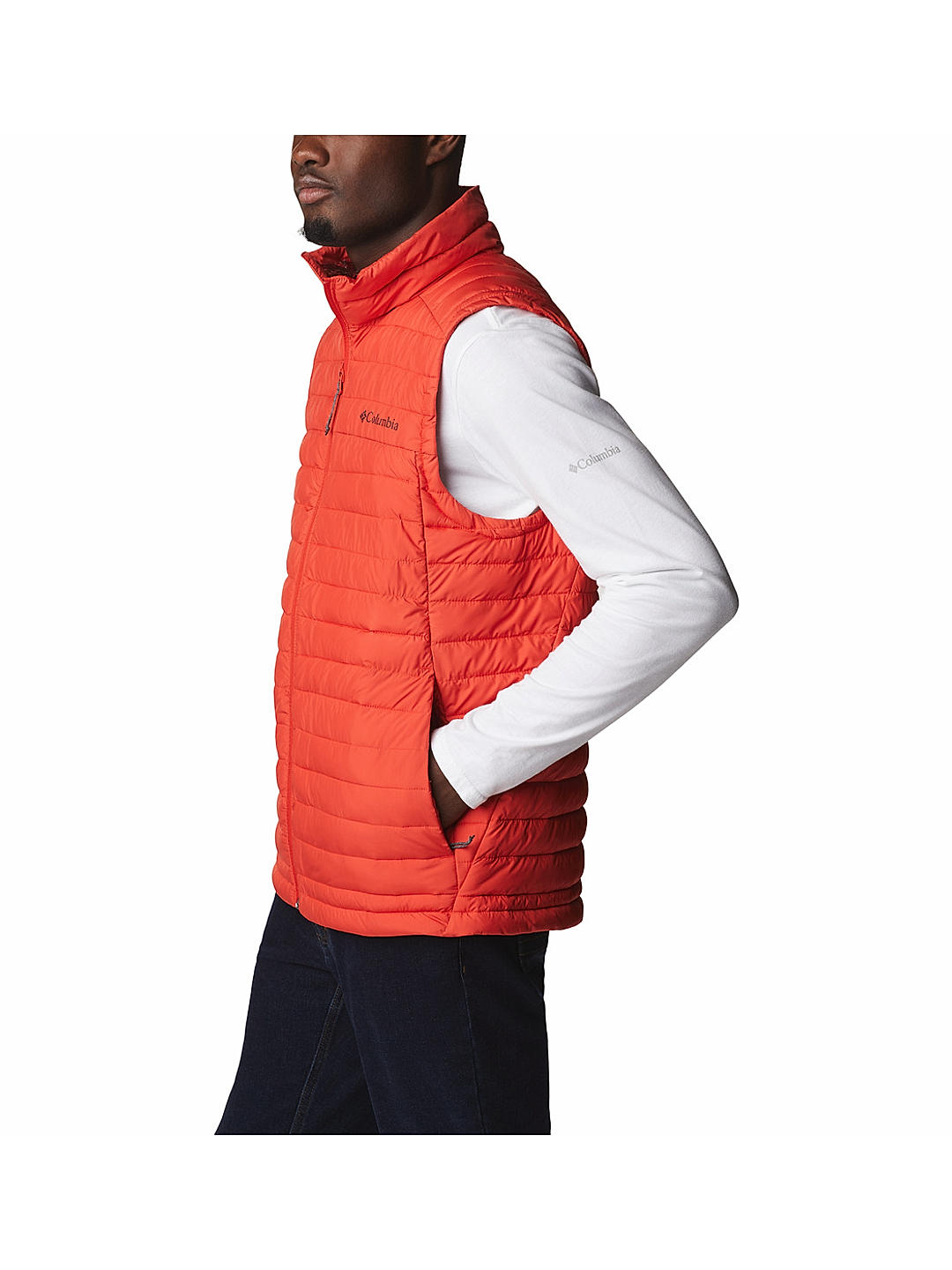 Orange columbia shop vest