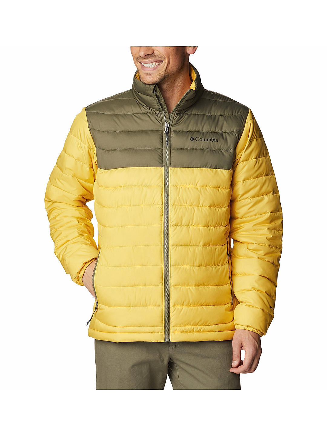 Columbia sports jacket Powder Lite Jkt yellow color 1698001
