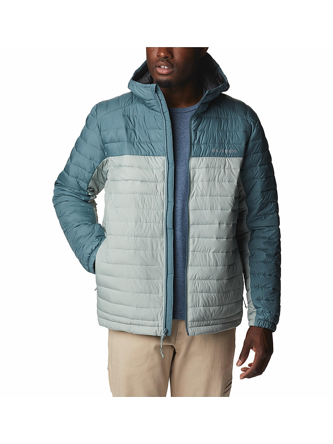 Buy Green Silver Falls Hooded Jacket For Men Online at Columbia | 508197