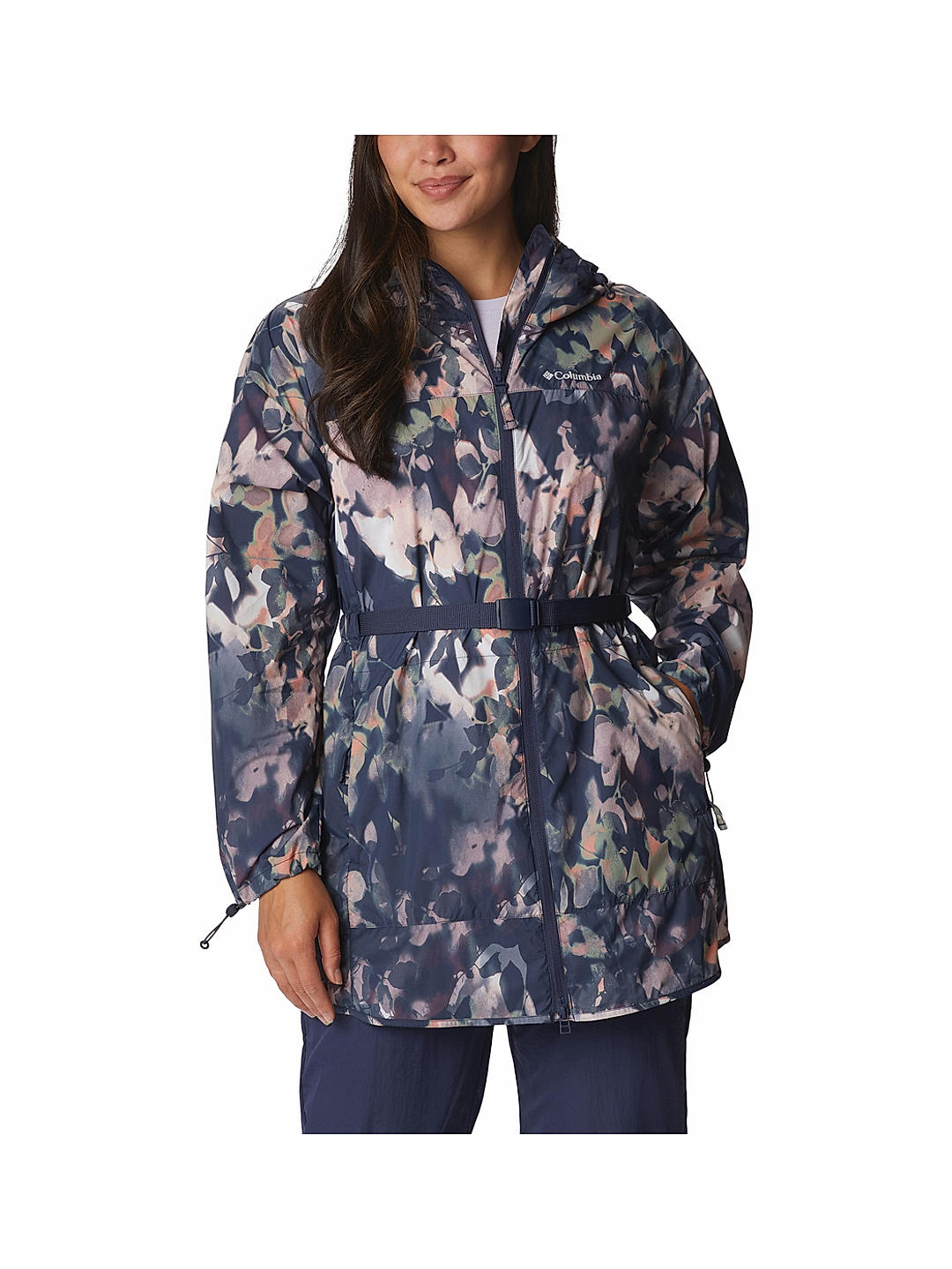 Womens camo clearance rain jacket