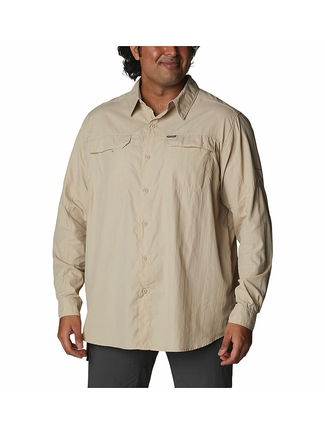 Buy White Silver Ridge2.0 Long Sleeve Shirt for Men Online at Columbia ...