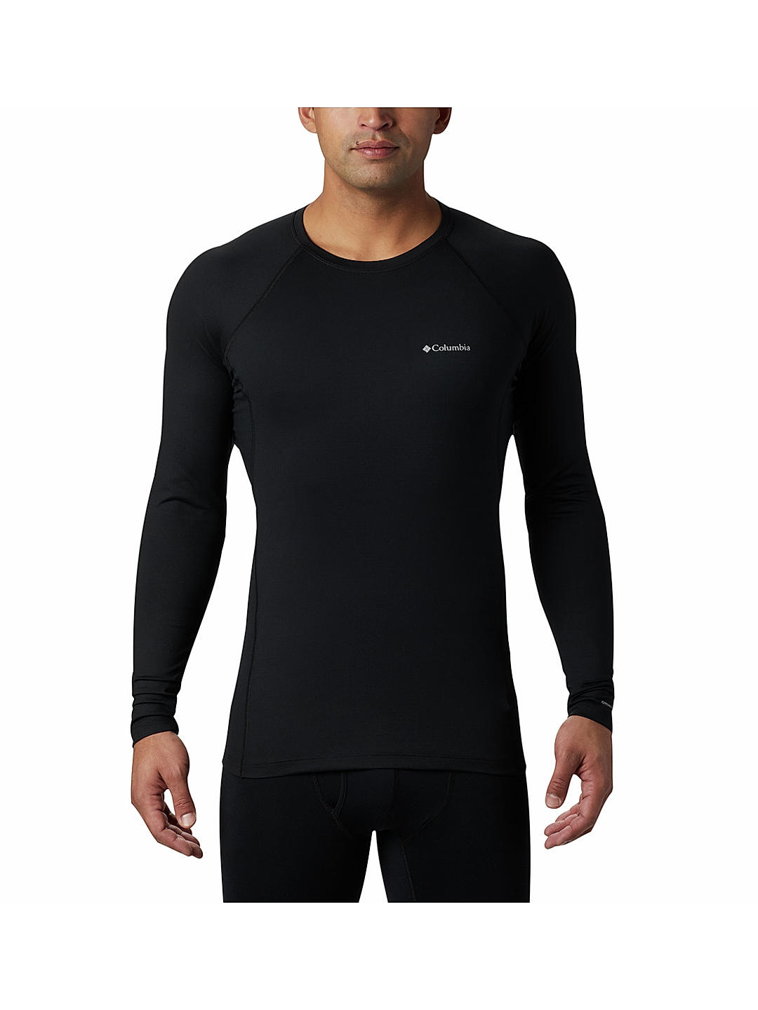 Buy Black Heavyweight Stretch Long Sleeve Top for Men Online at