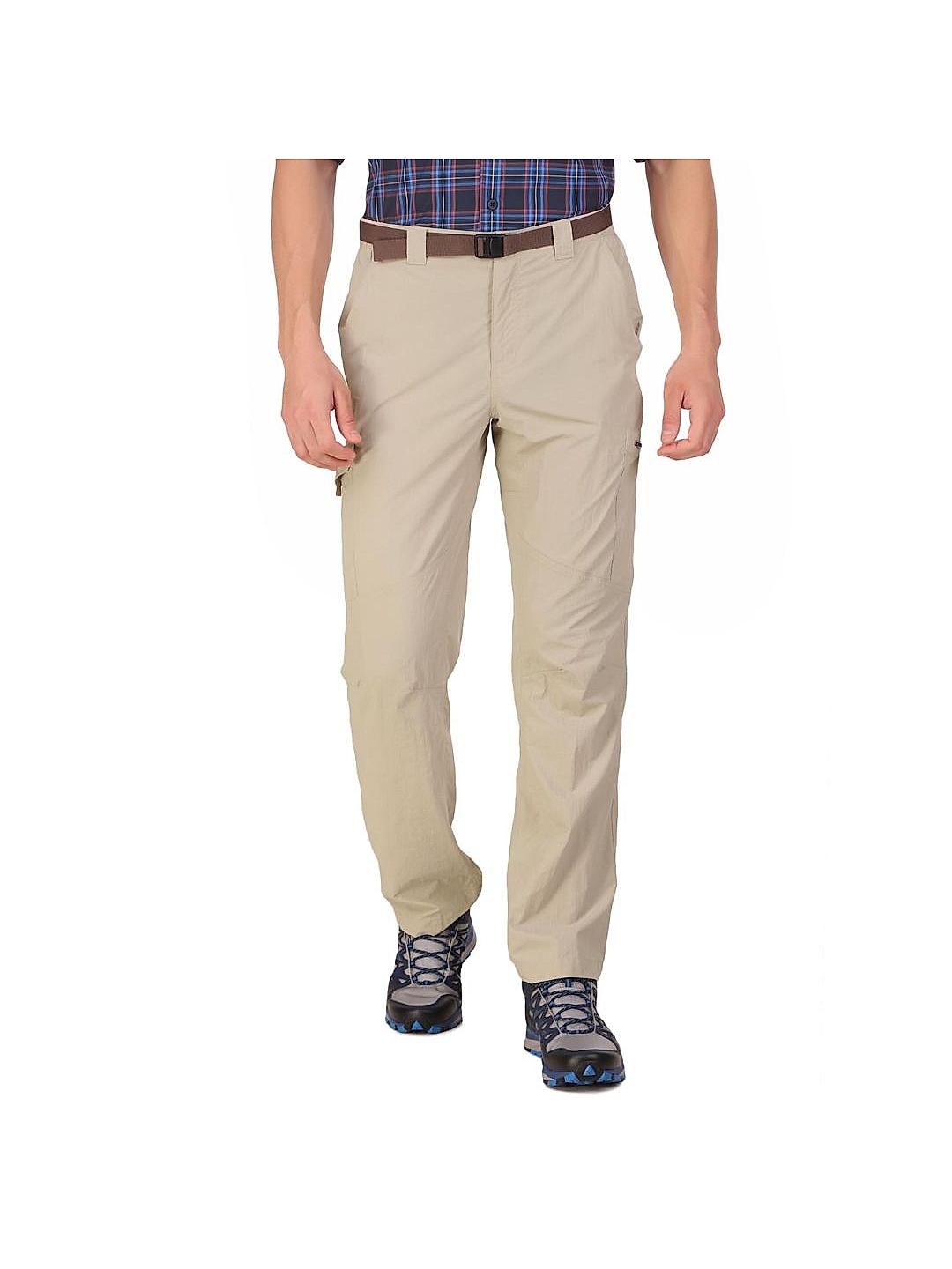 Buy Men Beige Slim Fit Textured Flat Front Casual Trousers Online - 715934  | Louis Philippe