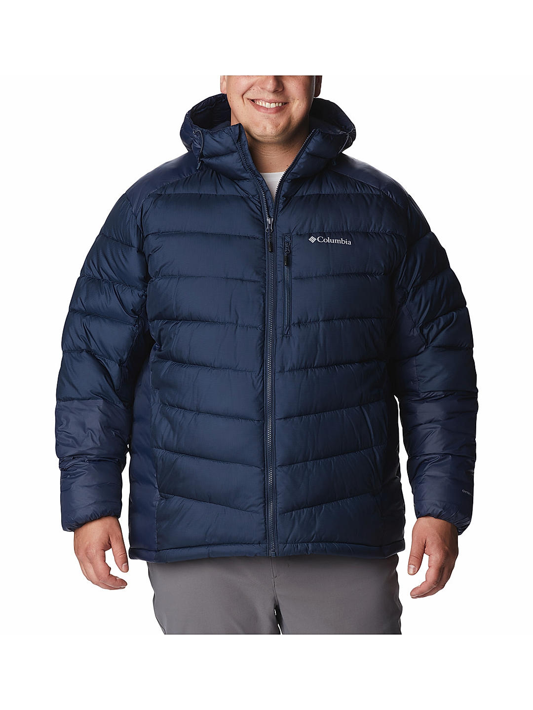 Buy Blue Labyrinth Loop Hooded Jacket for Men Online at Columbia ...