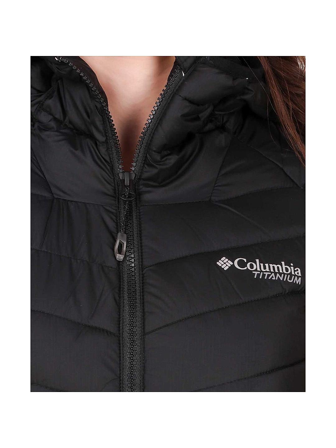 Buy Columbia Black Snow Country Hooded Jacket for Women Online @ Tata CLiQ