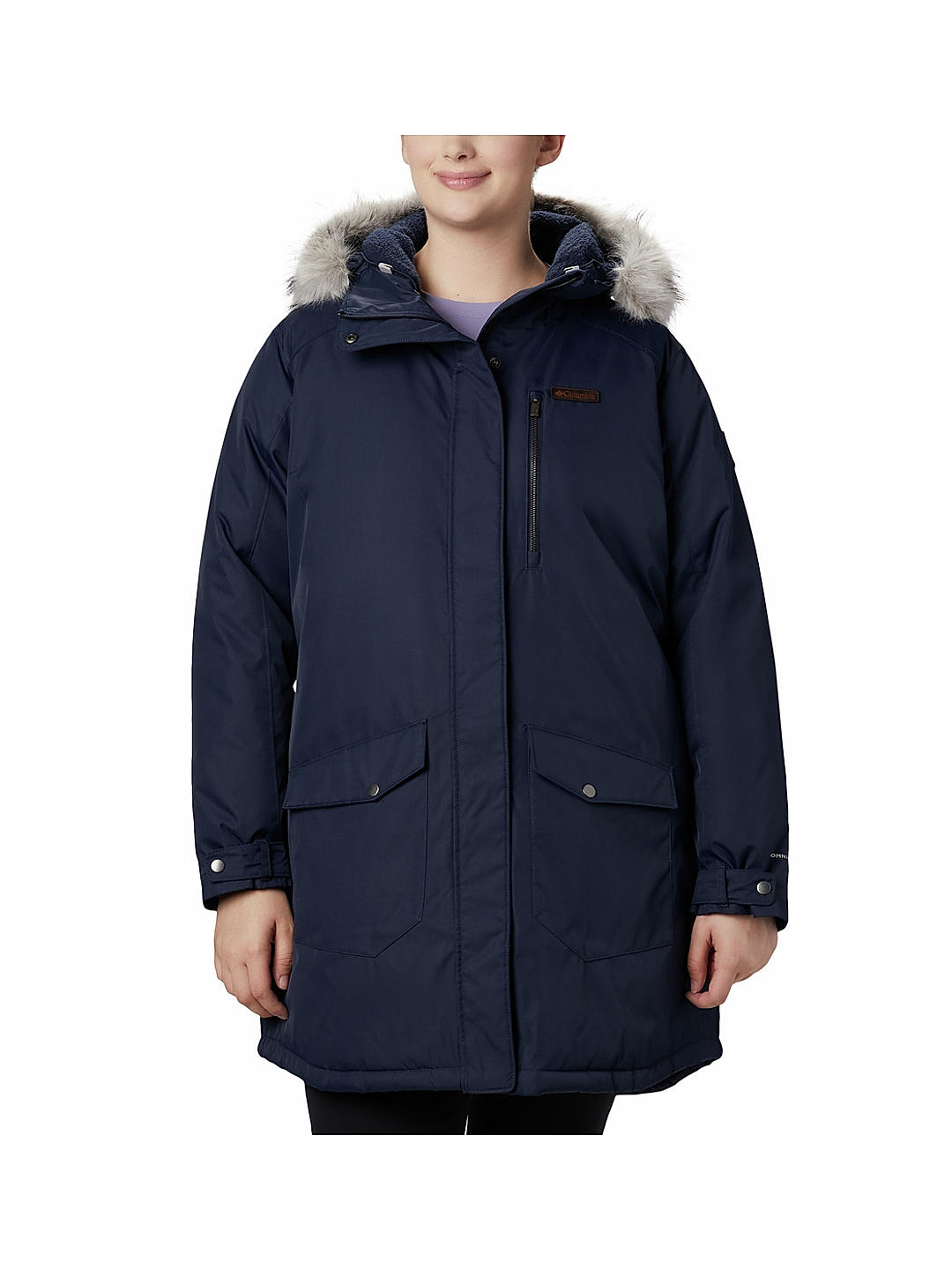 Buy Blue Suttle Mountain Long Insulated Jacket for Women Online at