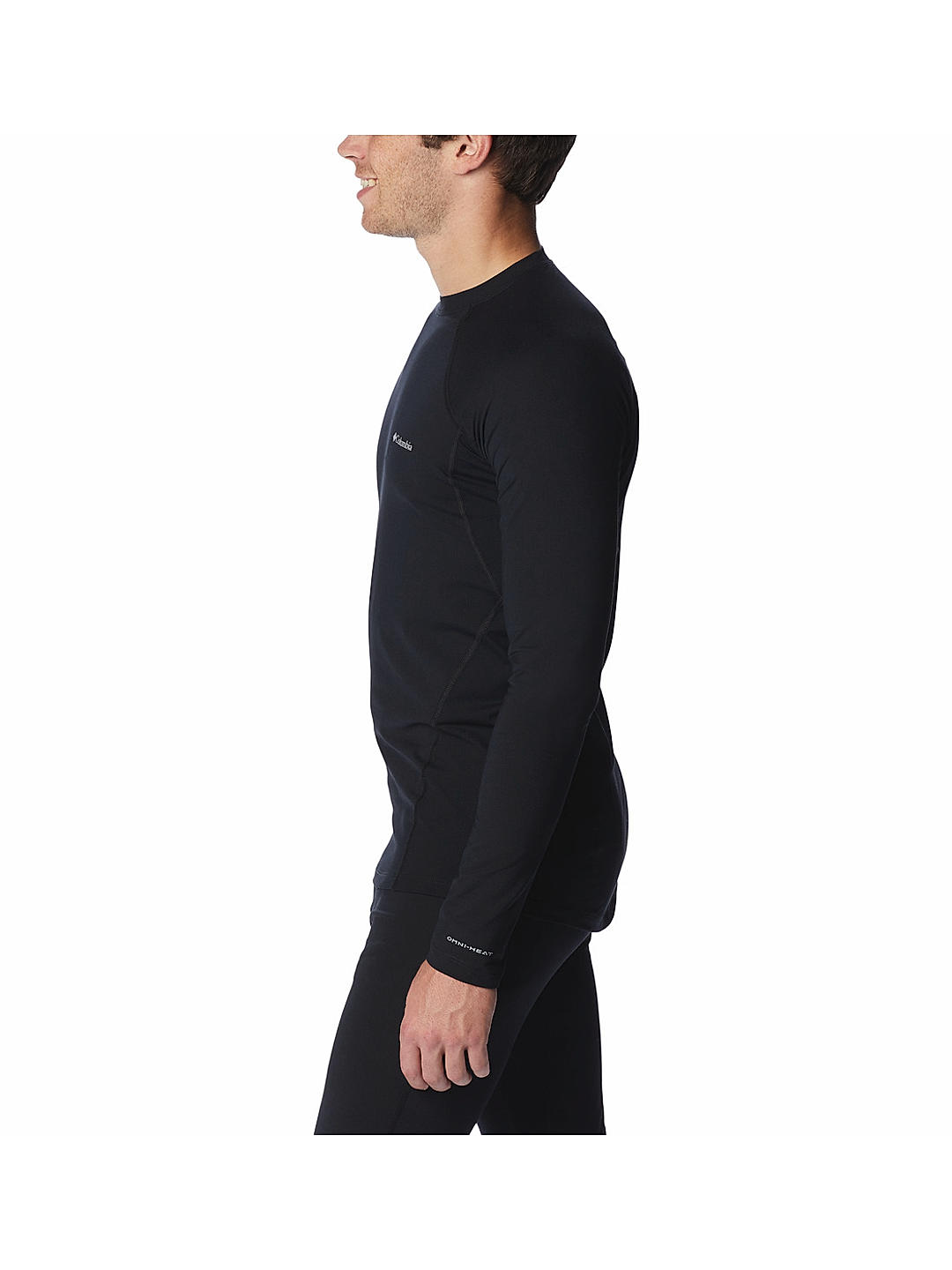 Buy Black Midweight Stretch Long Sleeve Top for Men Online at