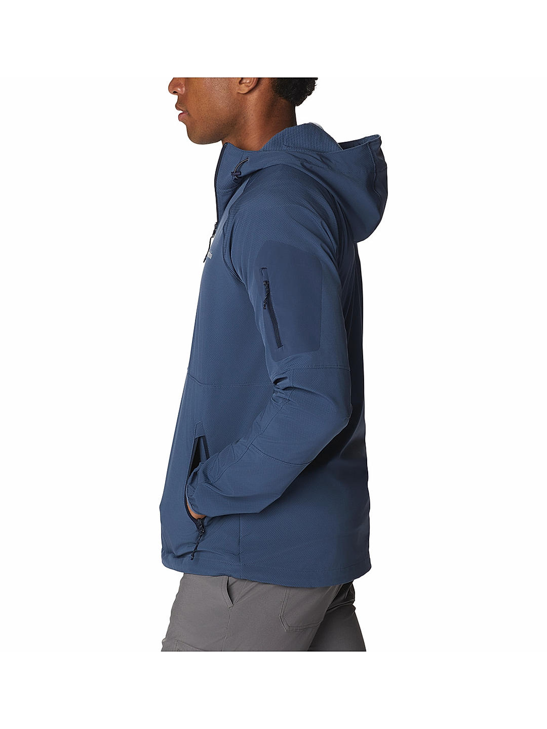 Columbia Men Navy / Blue Tall Heights Hooded Softshell