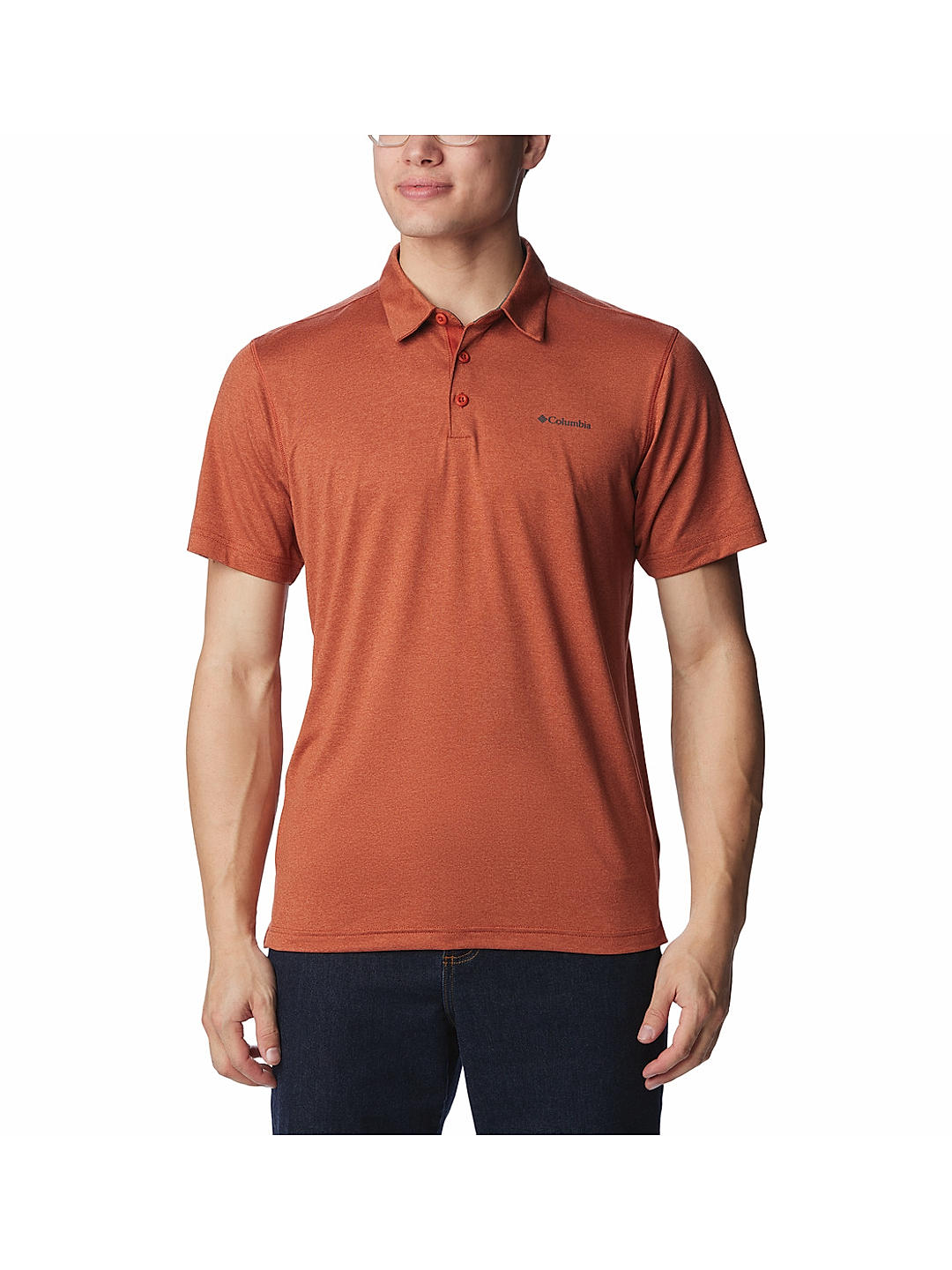 Buy Orange Tech Trail Polo T-shirts for Men Online at Columbia Sportswear