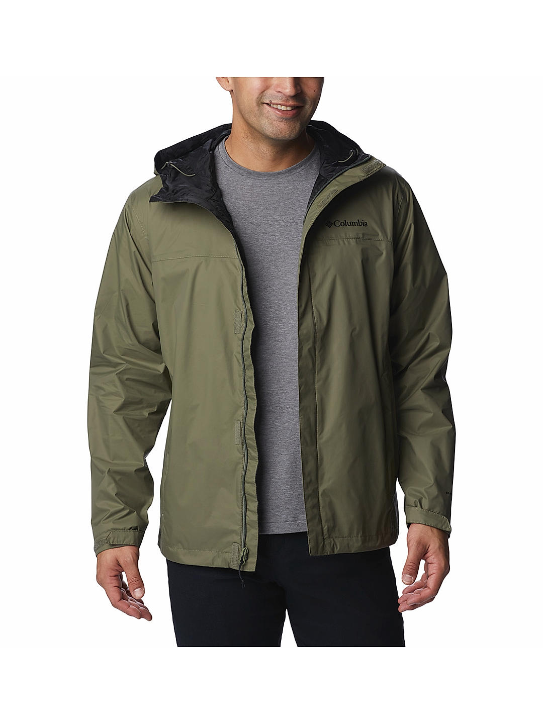 Mens green store waterproof jacket