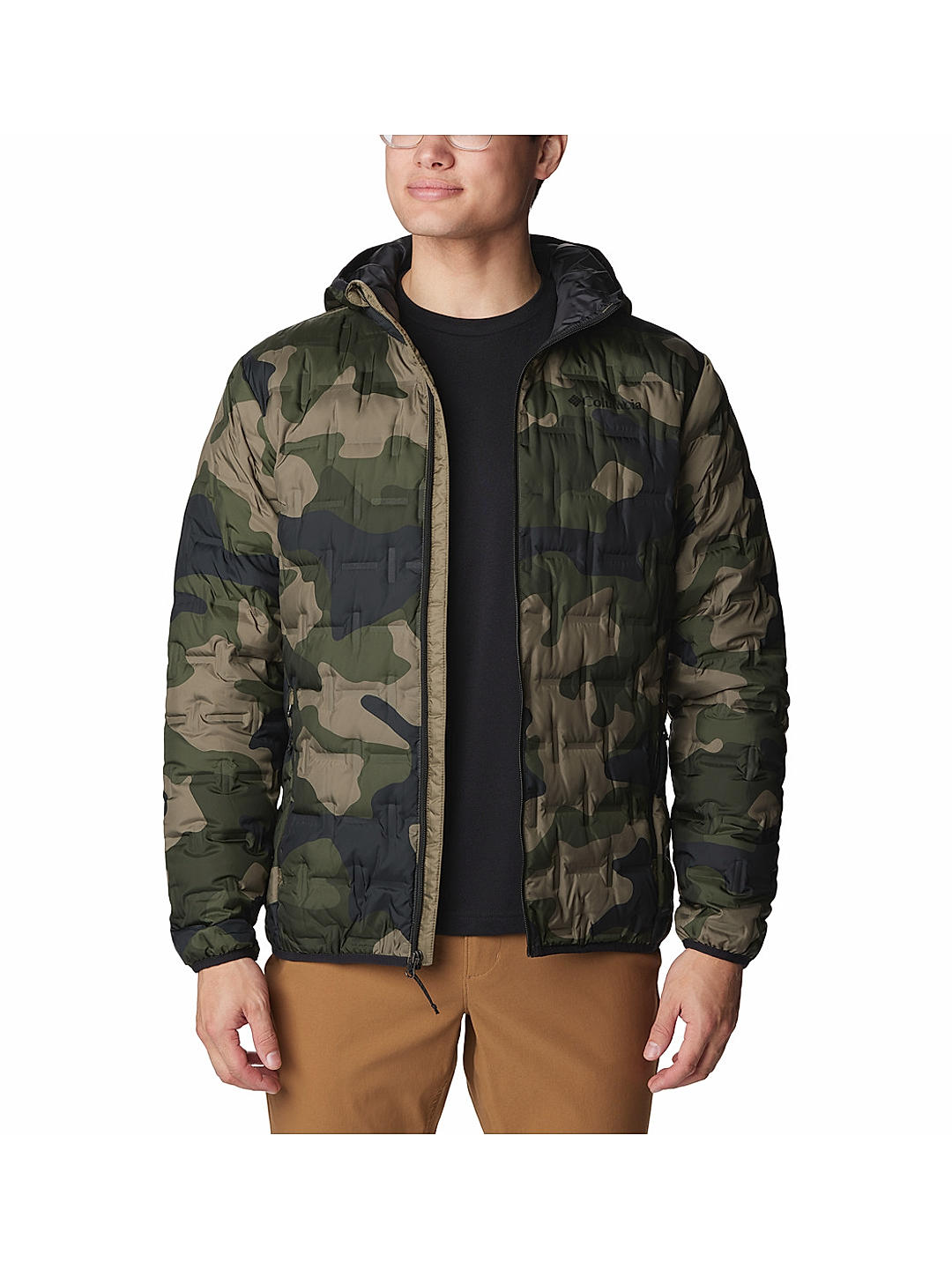 Buy Green Delta Ridge Down Hooded Jacket for Men Online at Columbia ...