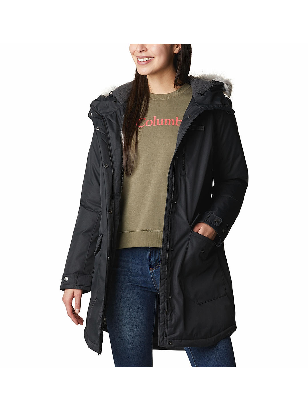 Seasons Womens Fur Lined Insulated Jacket | Mountain Warehouse US