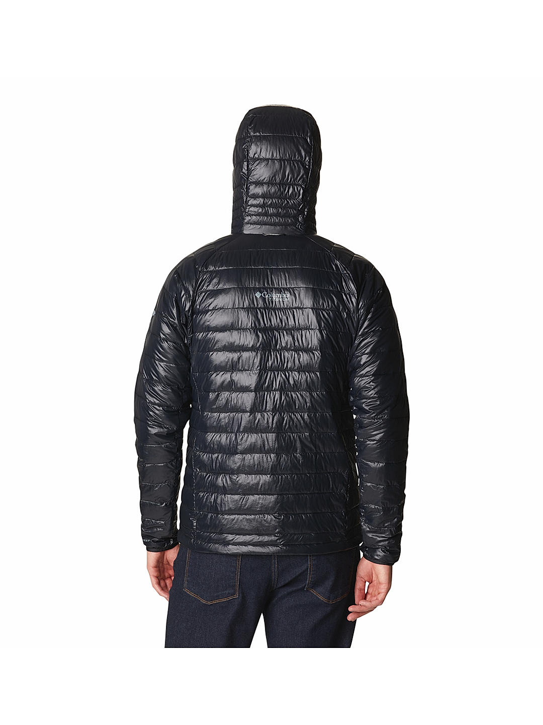 Buy Black Platinum Peak Hooded Jacket for Men Online at Columbia ...