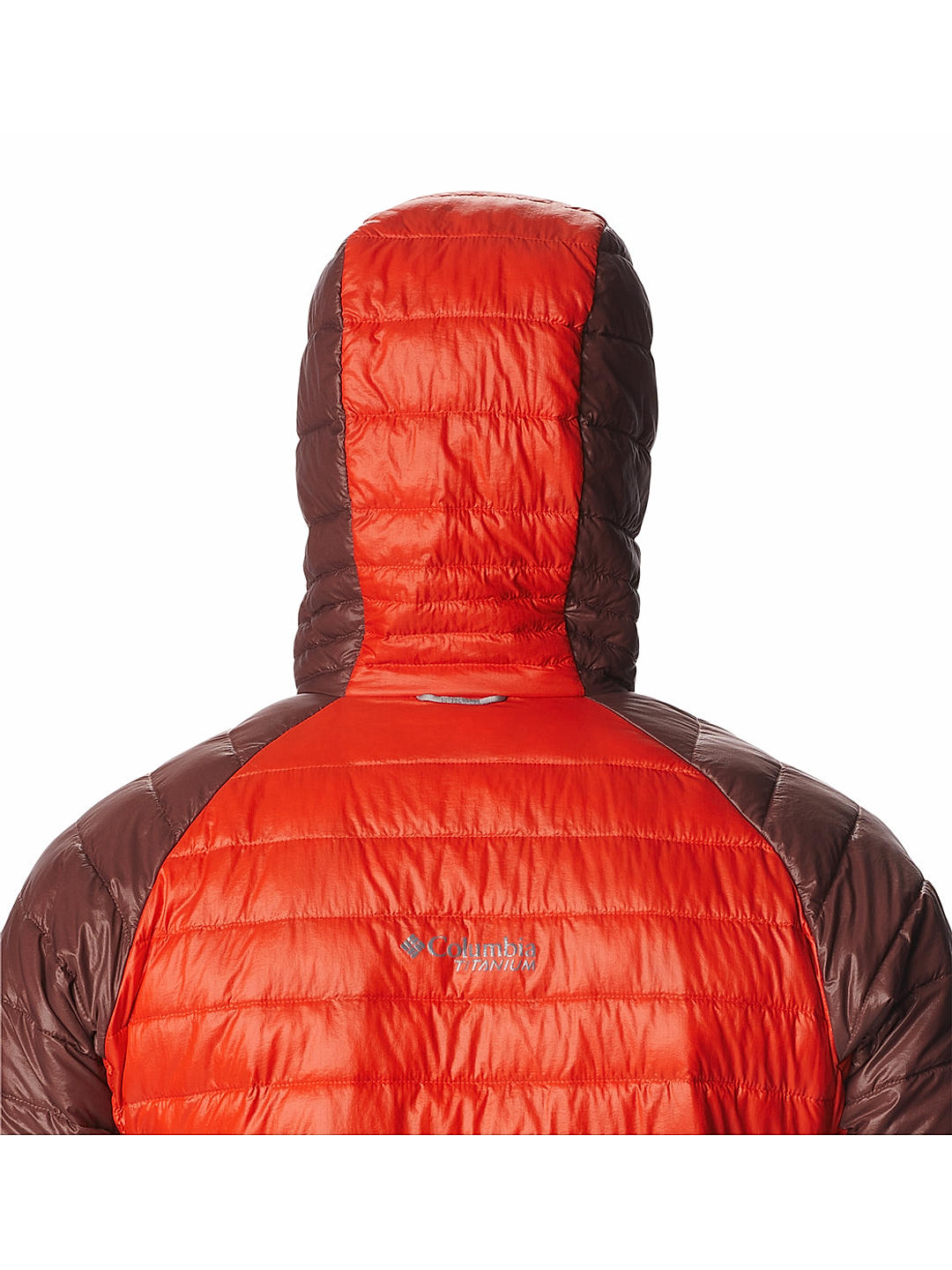 Columbia Men Orange / Red Platinum Peak Hooded Jacket