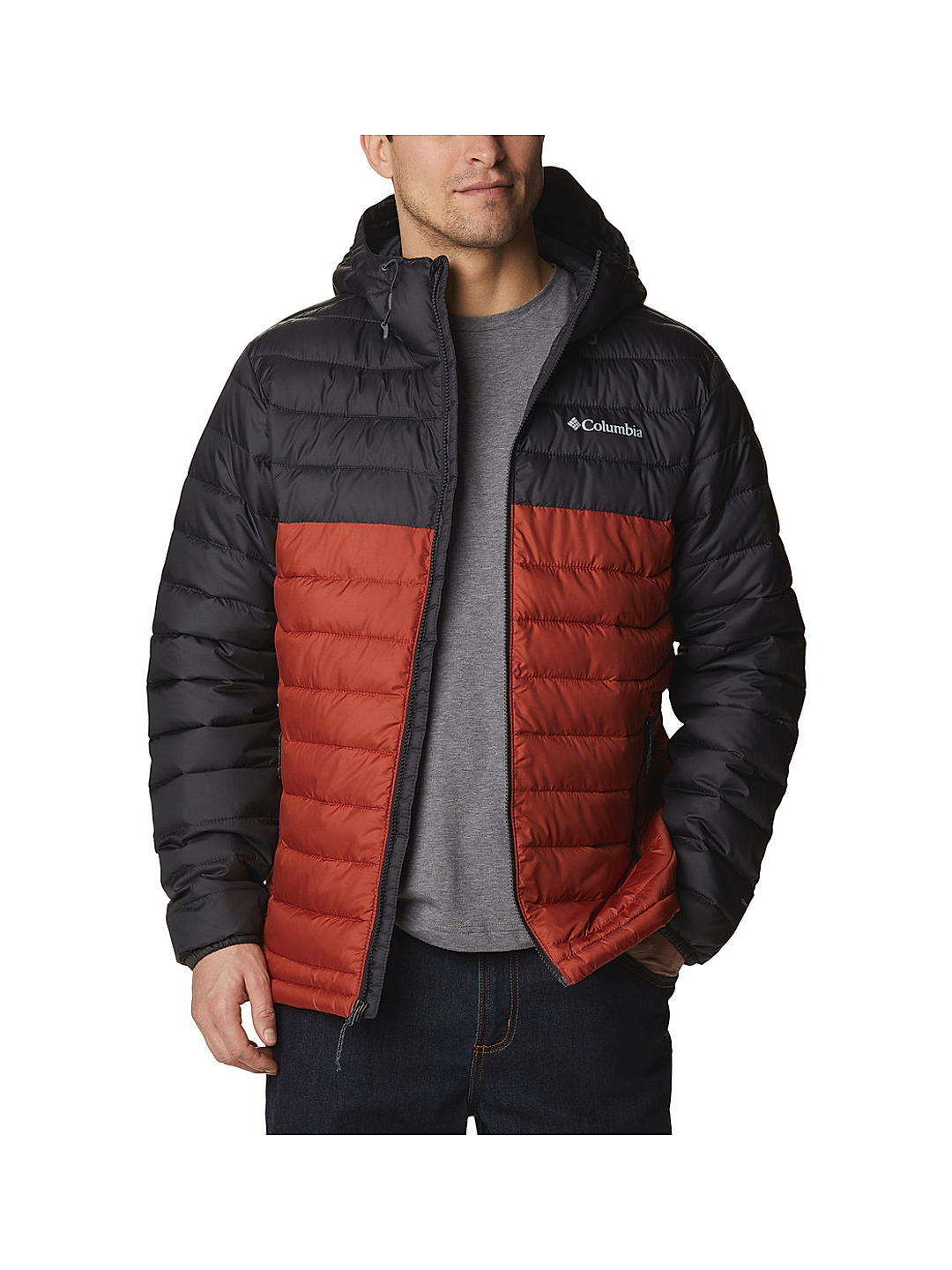 Hawke & Co. Men's Quilted Zip Front Hooded Puffer Jacket | Hawthorn Mall