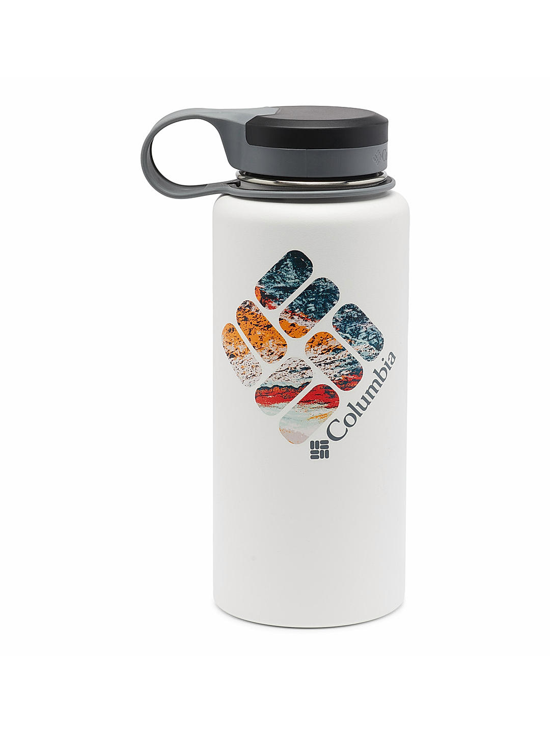 Columbia Unisex White Stainless Steel Insulated Vacuum Hydration Bottles
