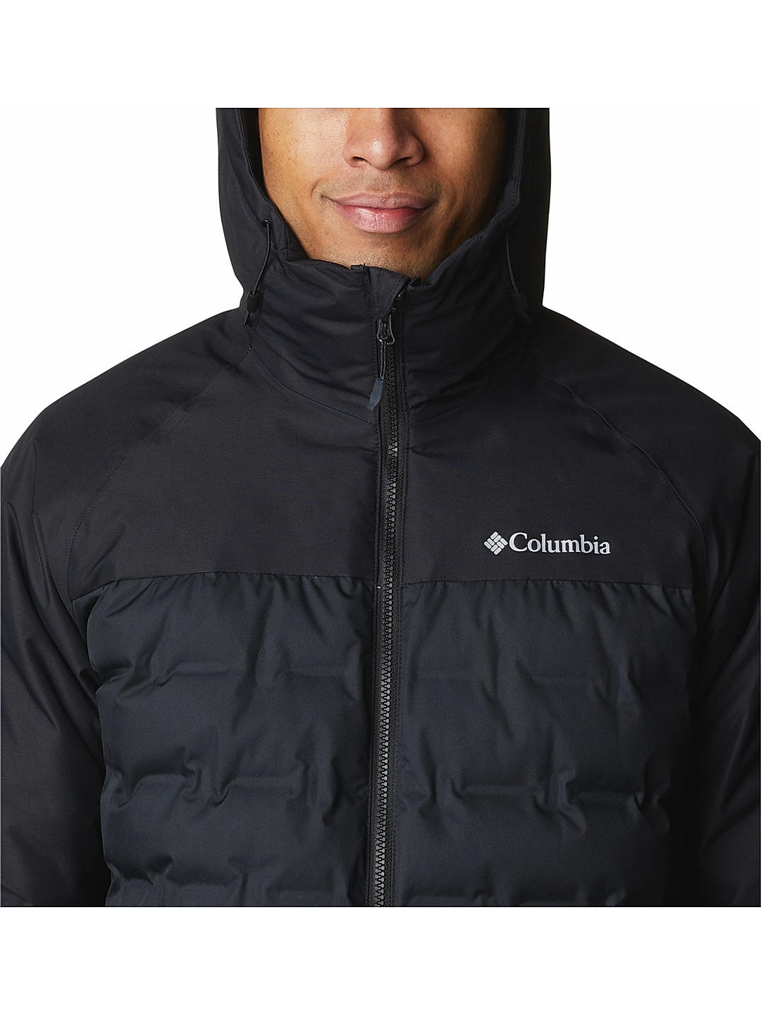 Buy Columbia Kids Boys Black Powder Lite Hooded Full Sleeve Trekking-Hiking  Jacket online