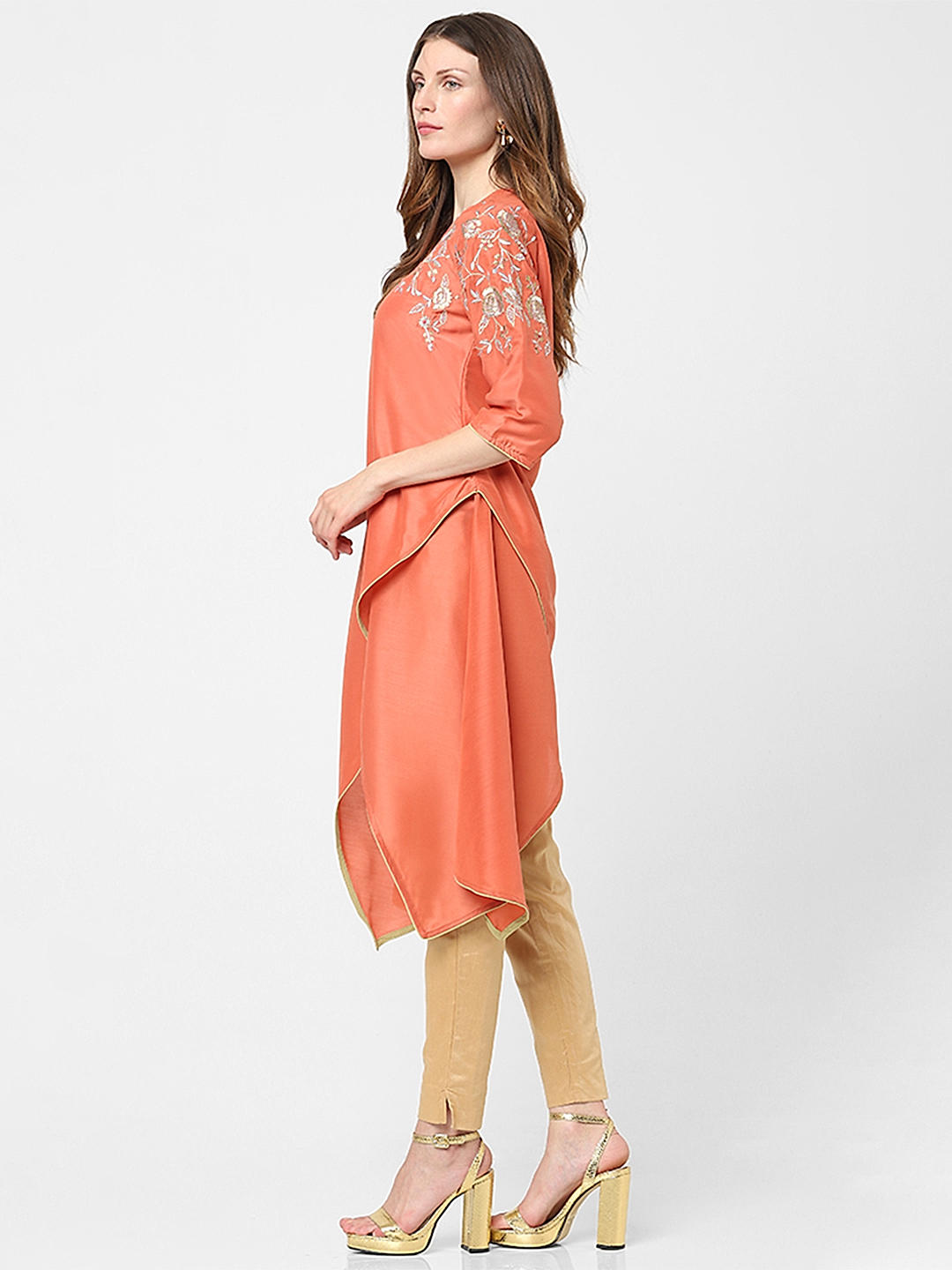 Asymmetric kurta cheap online