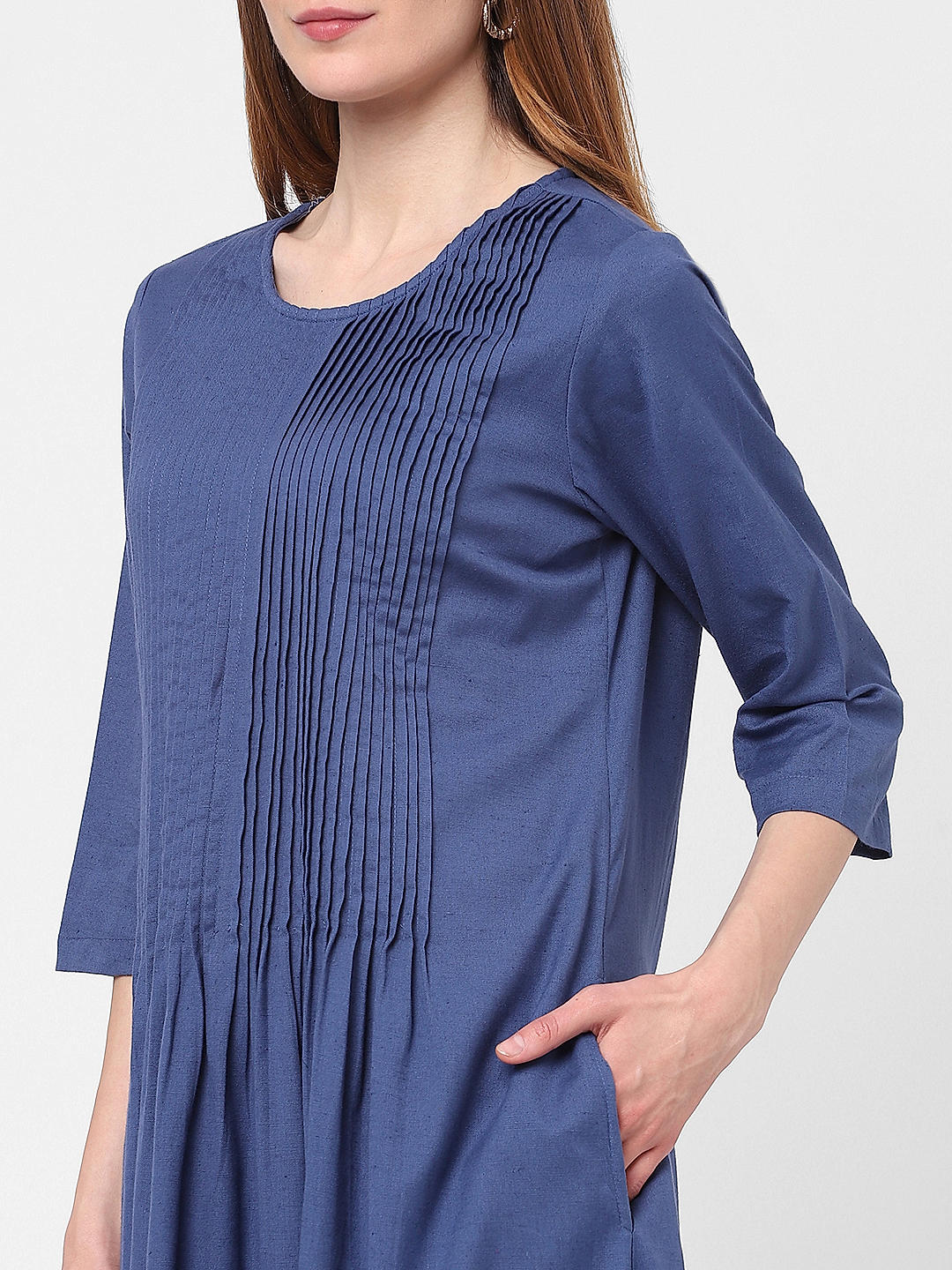 Pleated Tunic Dress