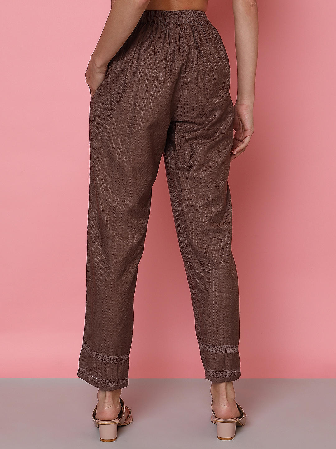 Pockets For Women - Yours Curve Beige Brown Wide Leg Linen Look Trousers,  Women's Curve & Plus Size, Yours