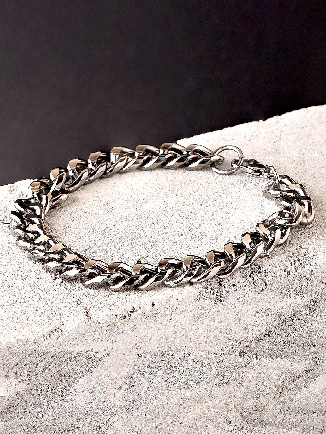 Chunky Oval Chain Link Bracelet in Sterling Silver – Mikel Grant Jewellery