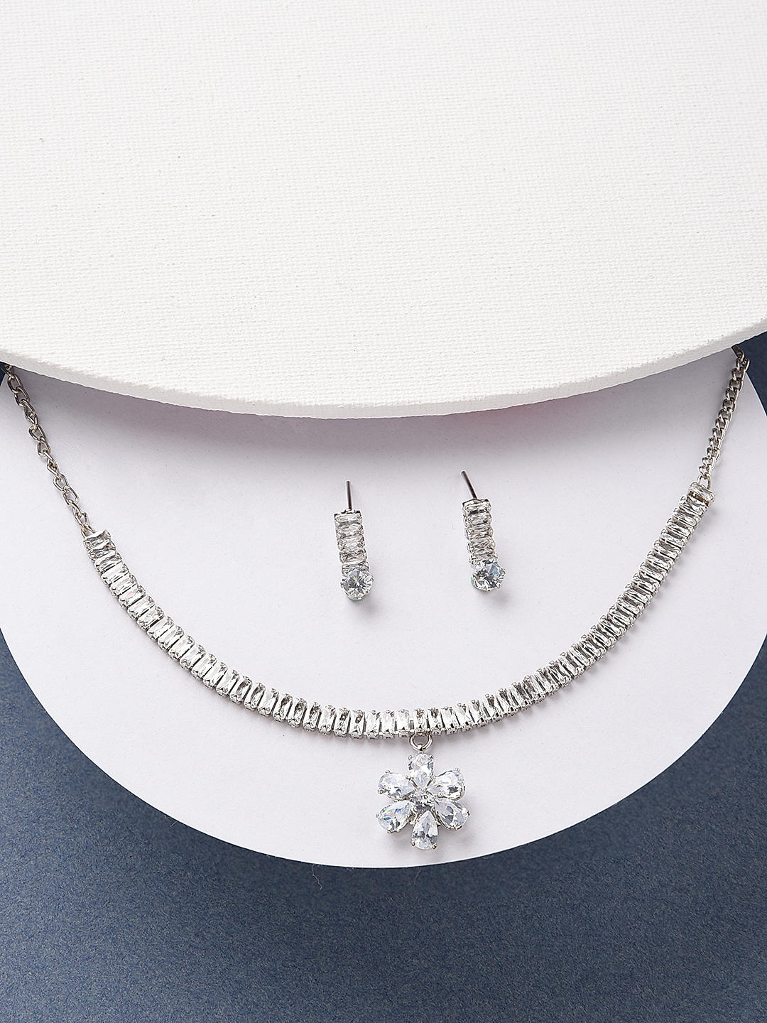 Tennis Choker Necklace & Bracelet Set – Maison de Femmes