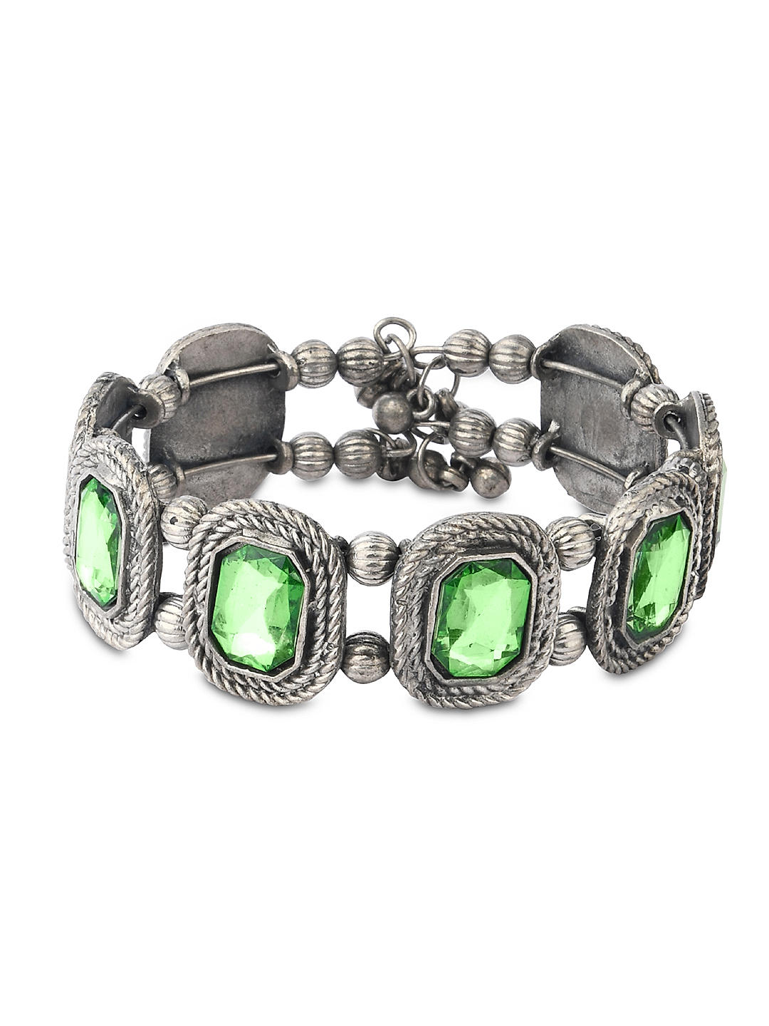 Bracelet black and green stone | Ale-Hop