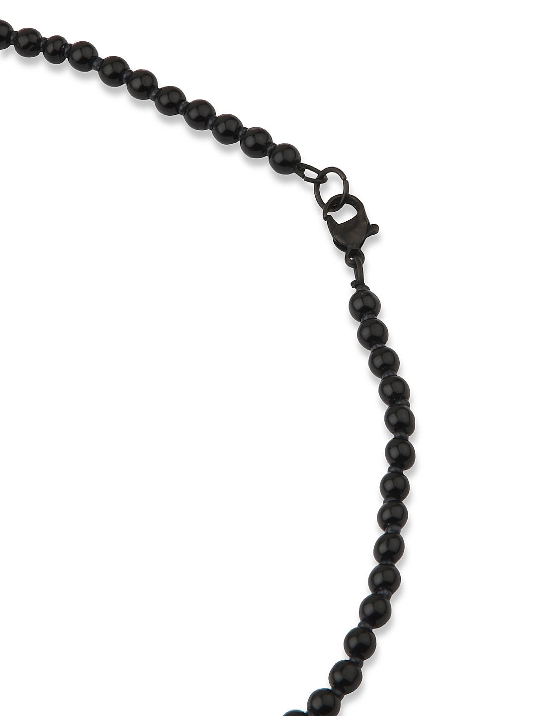 Antique Silver and Black Bead Cross Pendant Necklace | Cross pendant  necklace, Fashion accessories jewelry, Antique pendant