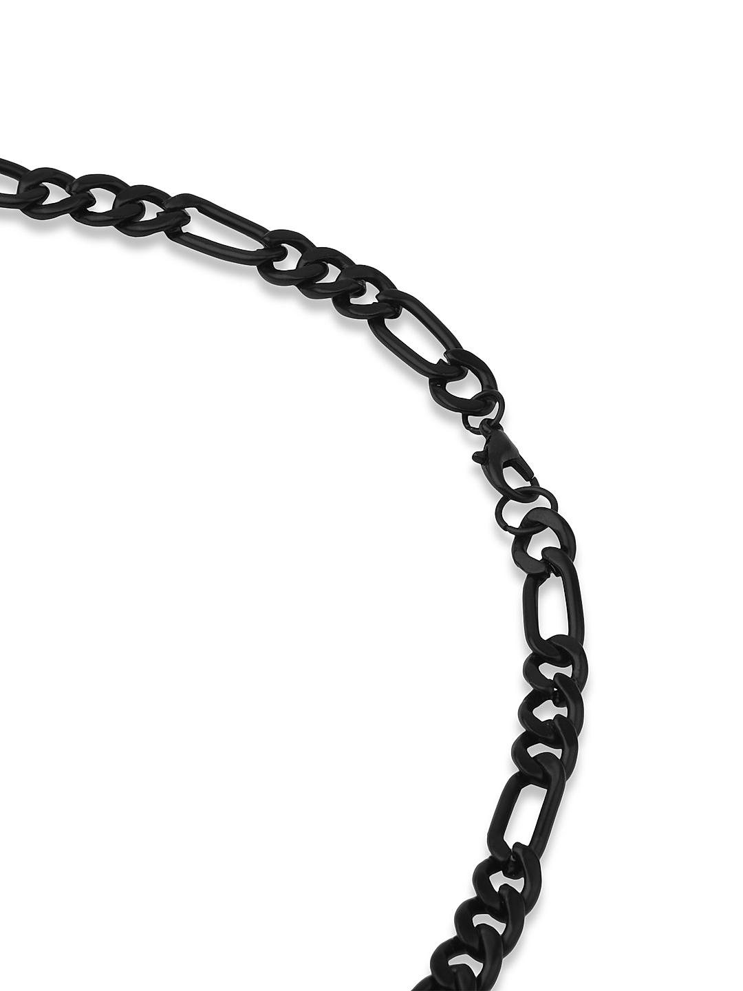 Buy Black Charm Ring Men Necklace @ Best Price 1497