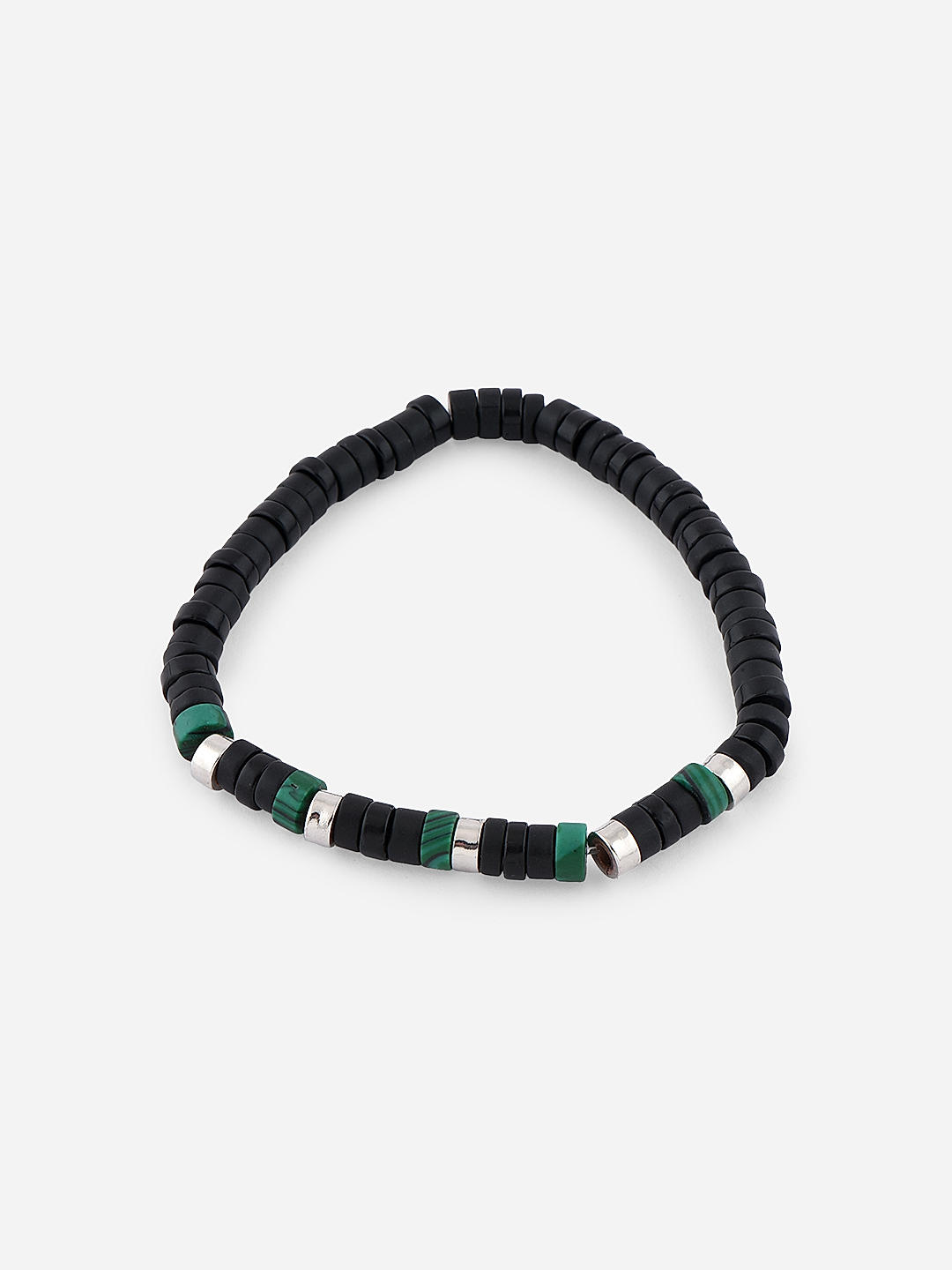 Buy UNKNOWN By Ayesha Men Set Of 3 Black Braided & Studded Multi Layer  Bracelet Set - Bracelet for Men 6672324 | Myntra