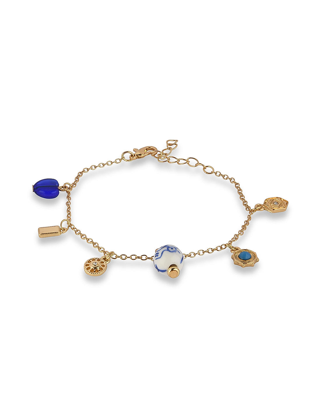 Buy Youbella Gold Plated Charm Bracelet For Women Online