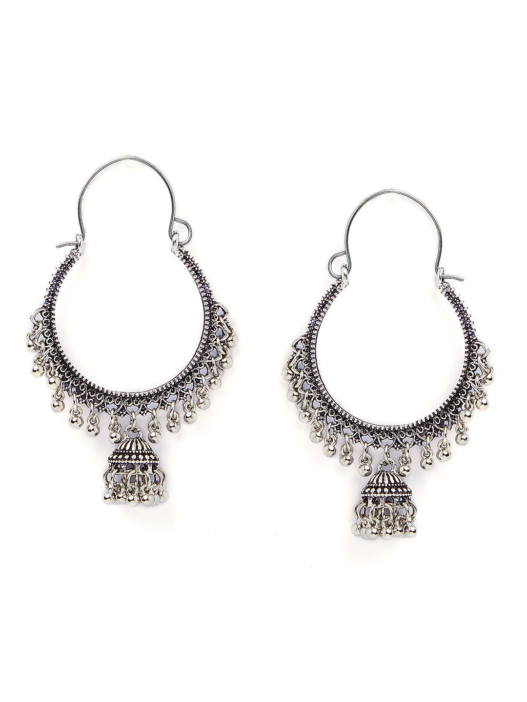 Discover more than 108 hoop oxidised jhumka earrings super hot