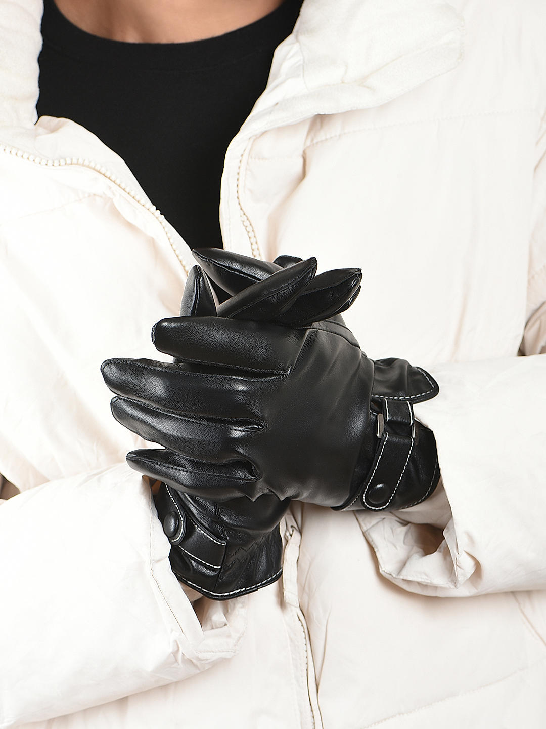 Mens black cheap formal gloves