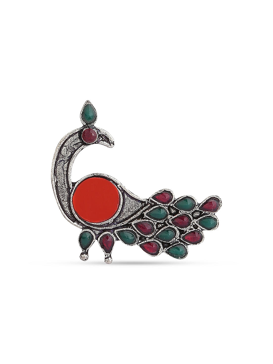 Fida Ethnic Oxidised Silver Elegant Jewellery Set for Women