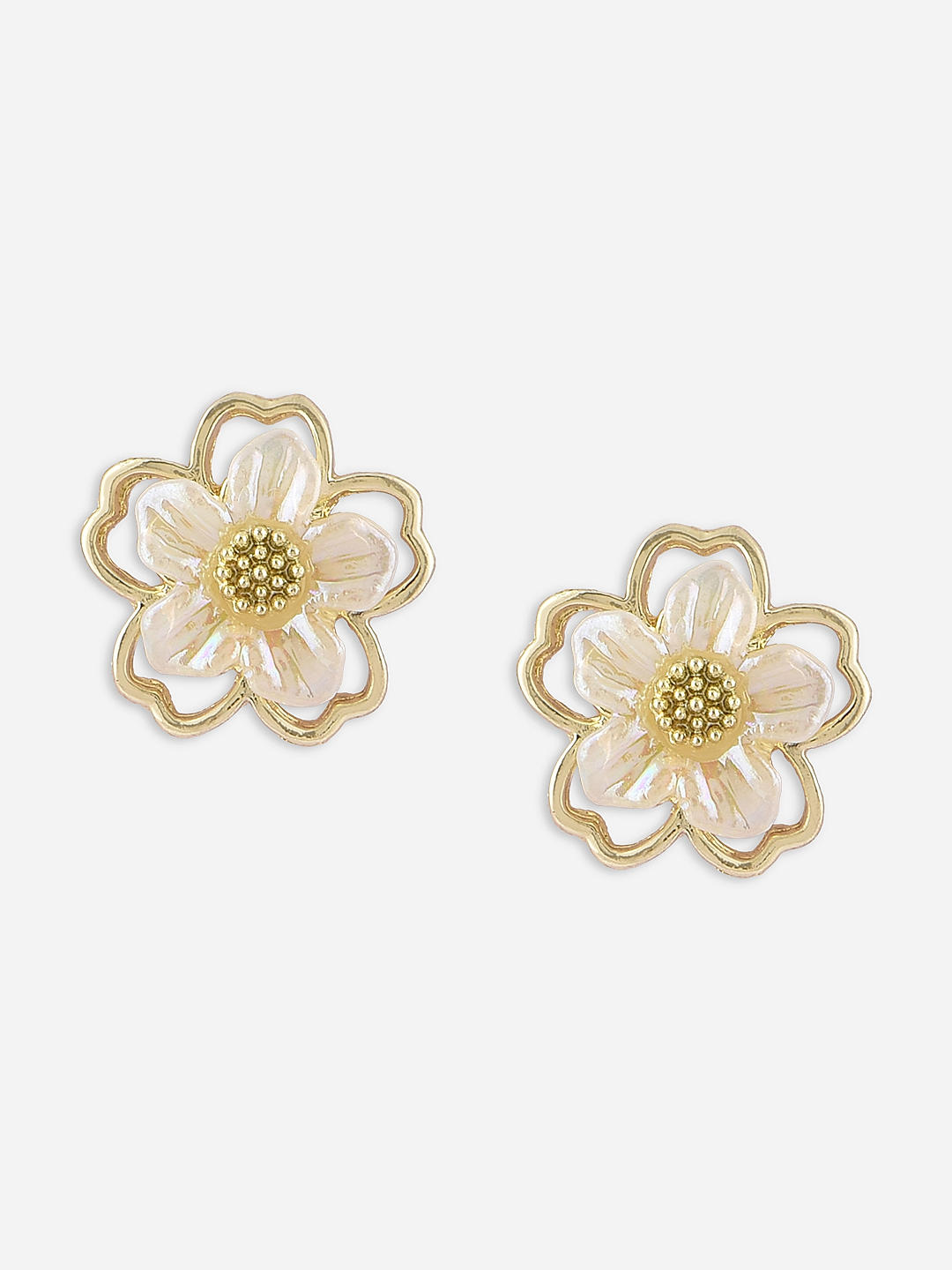 Romantic White Flower Earrings – Nicholls Jewellery