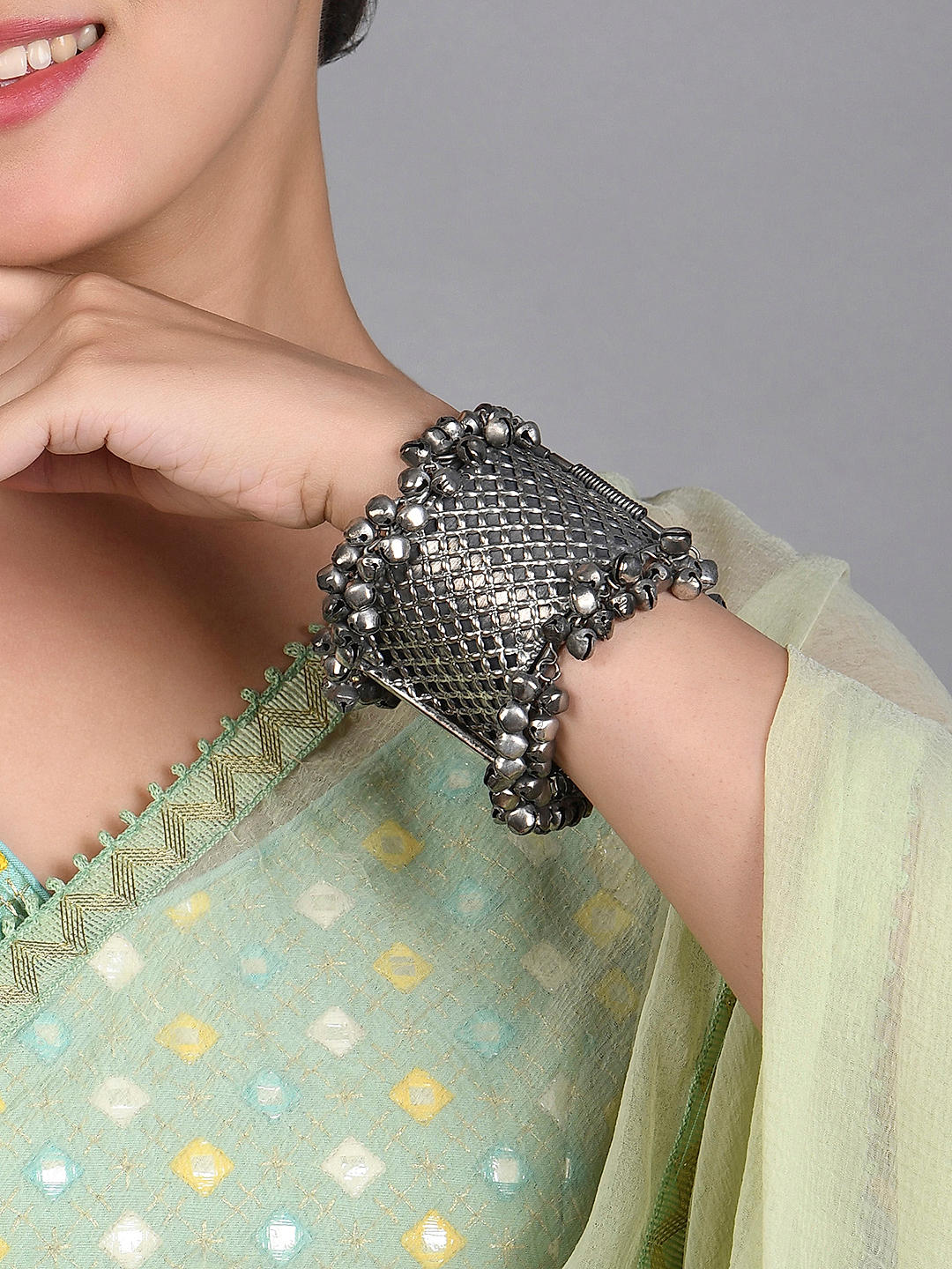 Oxidised Bracelet Jhumki Kada 1 Piece for Women  Girls