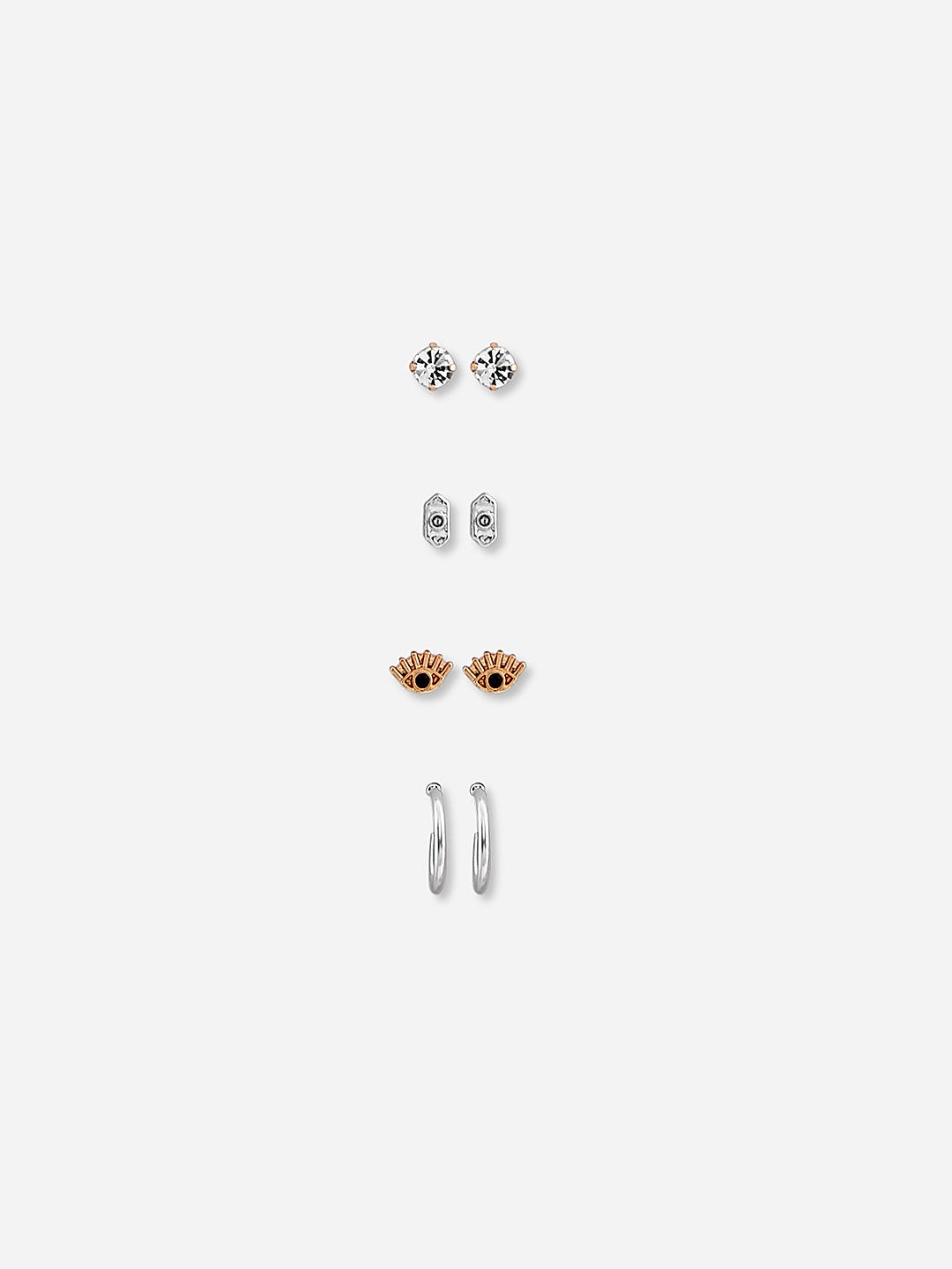 Sterling Silver Stud Earrings for Men Women Girls- Hypoallergenic Tiny  Turquoise Stud Earring Set 2mm 3mm