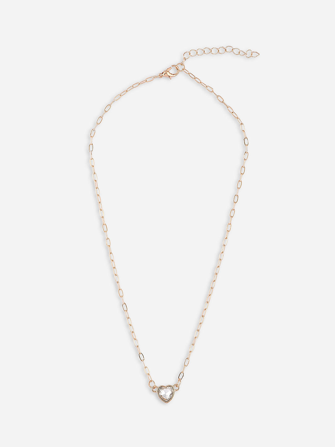 White Gold Necklace with a Diamond Bar | KLENOTA