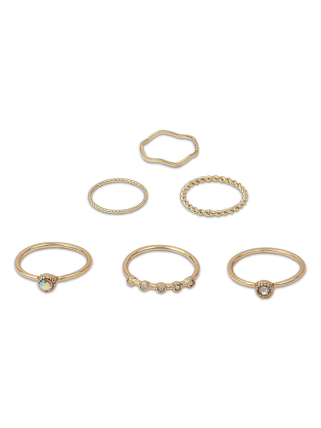 fcity.in - Golden Haathphool Pair Gold Hath Panja Bridal Bracelet Ring Set /
