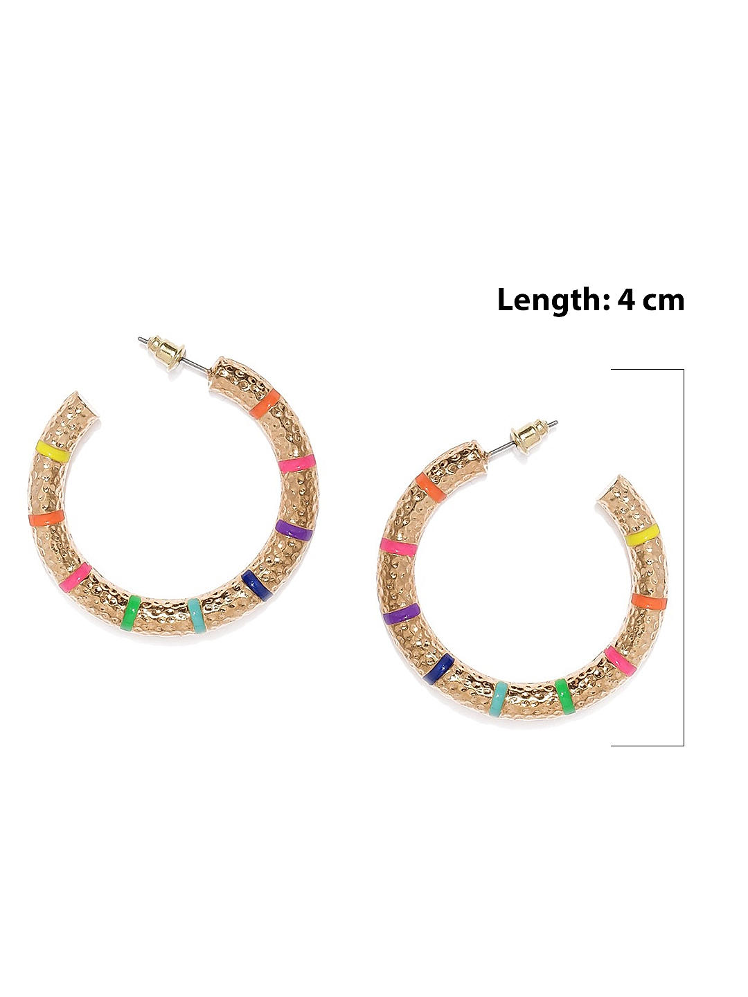 18k White & Rose Gold Diamond Hoop Earrings. 1.45ctw White Pave Diamonds.  Made in Italy by LuxGioielli