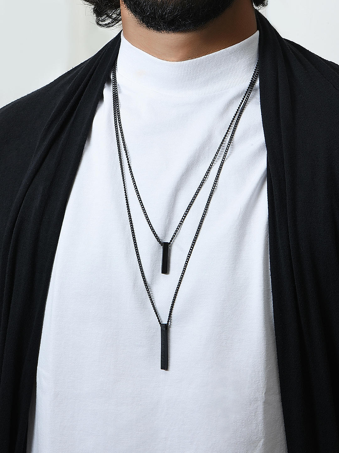 Black Onyx Bead Necklace - Men's Jewelry | Lazaro SoHo