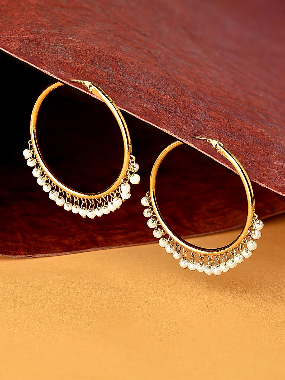Accessorize London Womens Pink Ethnic Diamnate Gold Hoops Earring Buy  Accessorize London Womens Pink Ethnic Diamnate Gold Hoops Earring Online  at Best Price in India  Nykaa