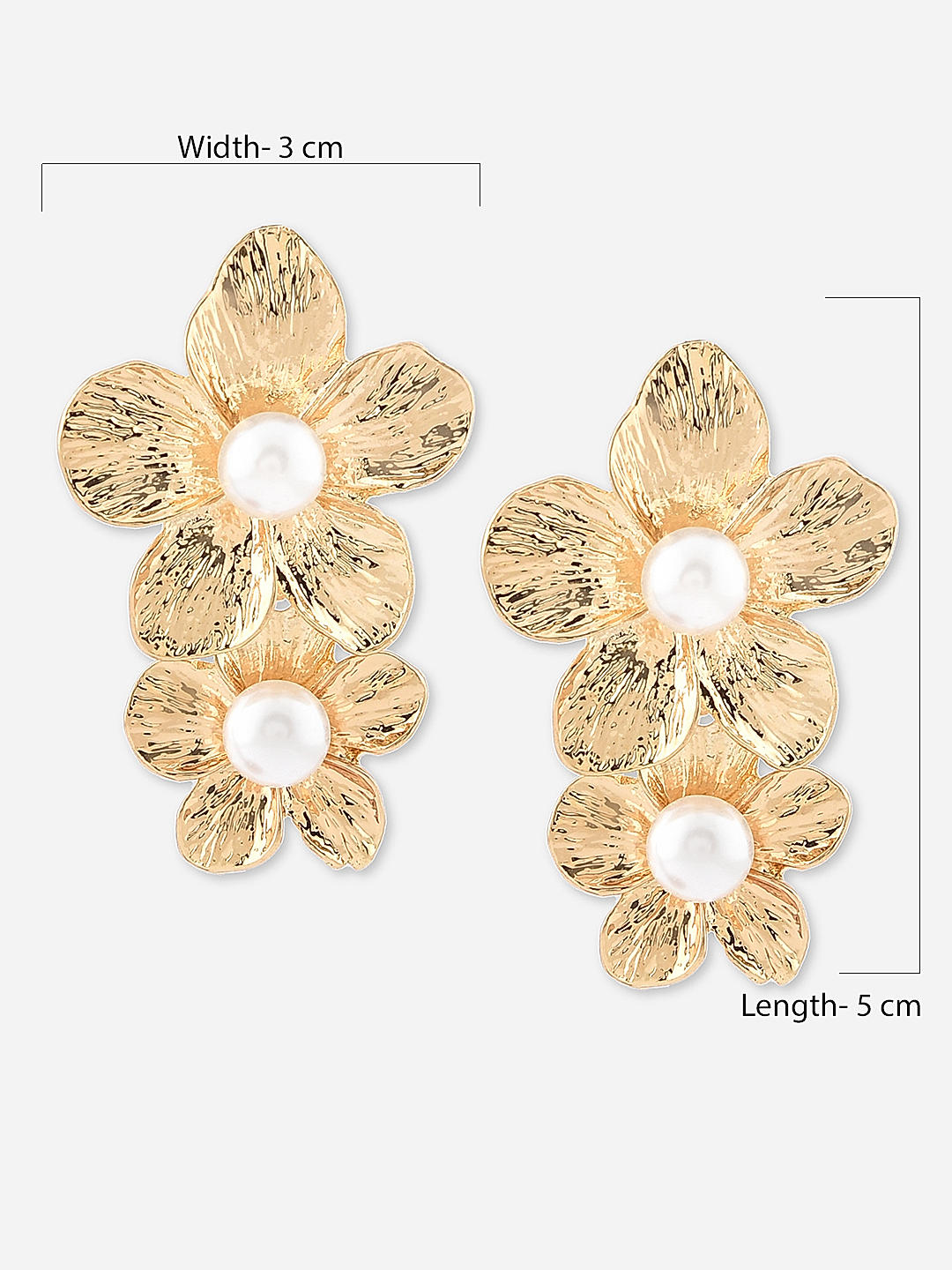 Buy Online Remarkable Green and Gold Colour Alloy Floral Shape Earring for  Girls and Women – One Stop Fashion