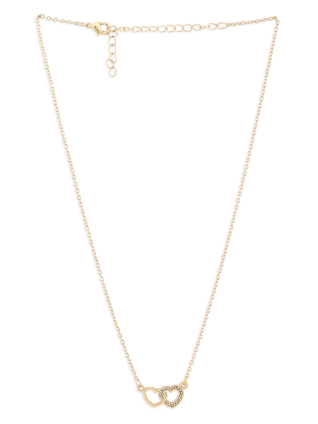 Dainty Gold Heart Necklace for Layering – Sela Designs