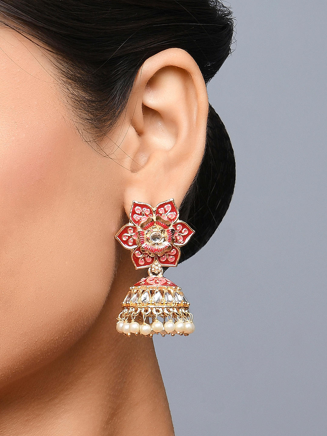 Earring: Shop kashmiri pearl drop earrings online at bebaakstudio.com –  Bebaak