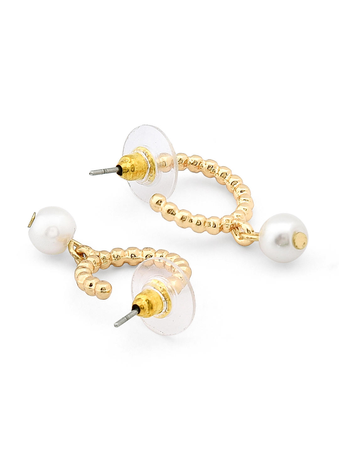14k Gold Pearl Drop Earrings - Valeria | Linjer Jewelry